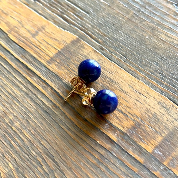 14KT Lapis Lazuli Necklace, Bracelet & Earrings - Picture 11 of 15